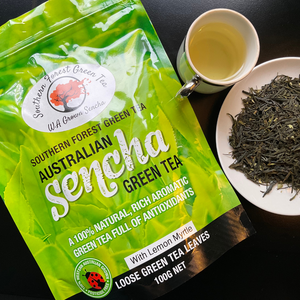 Loose Leaf Sencha Green Tea and Lemon Myrtle 100g