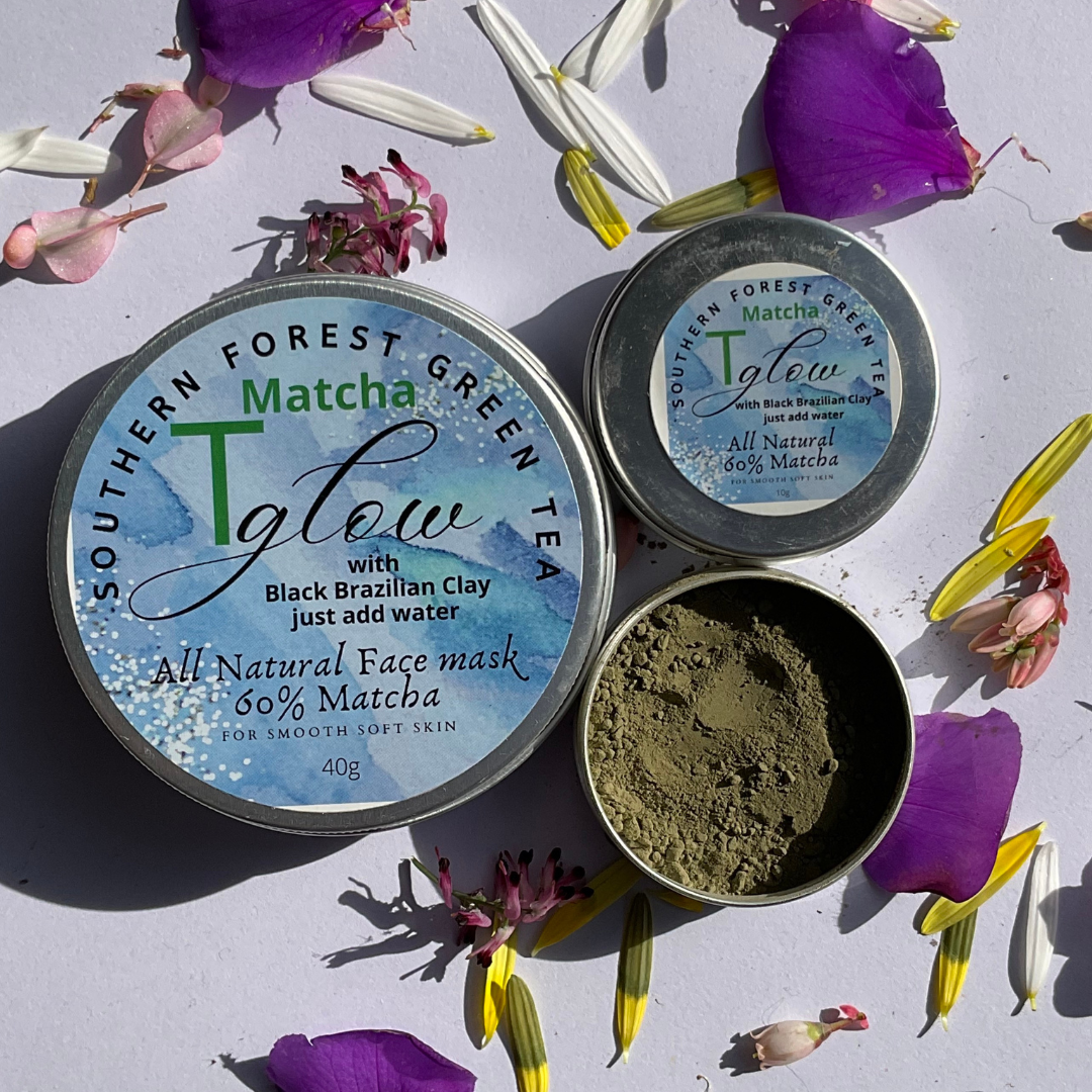 Matcha Tglow Facemask with Black Brazillian Clay