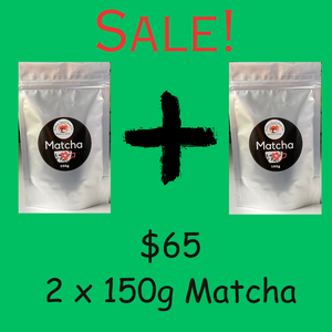 2 x 150g Matcha Sale