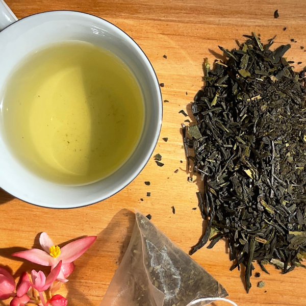 1kg Loose Leaf Sencha and Lemon Myrtle Tea