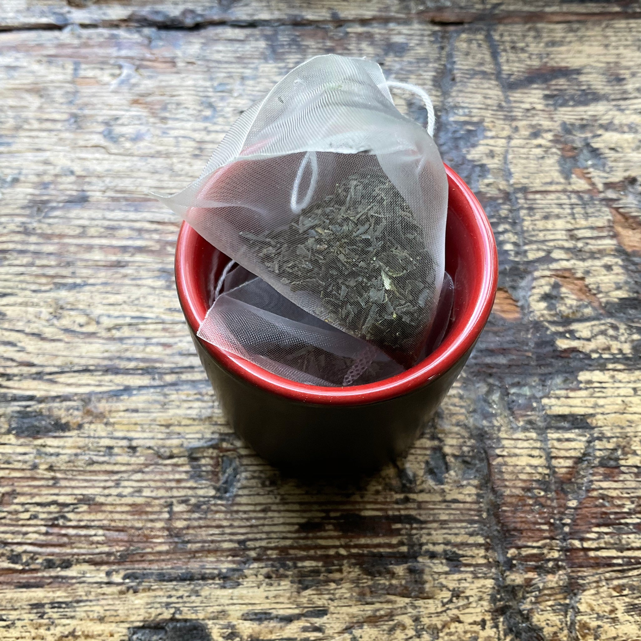 25 Biodegradable Pyramid Sencha Green Tea Bags