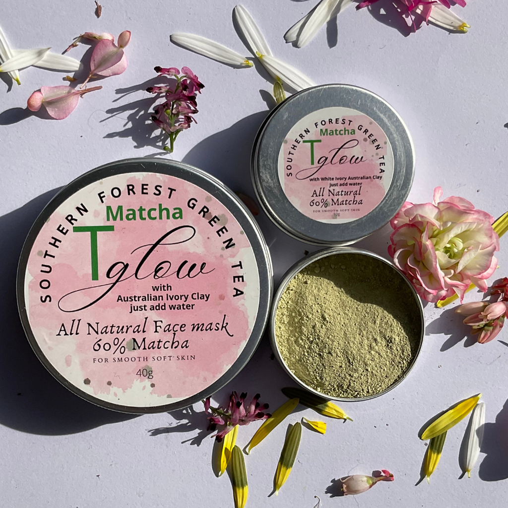 Matcha Tglow with Australian Ivory Clay